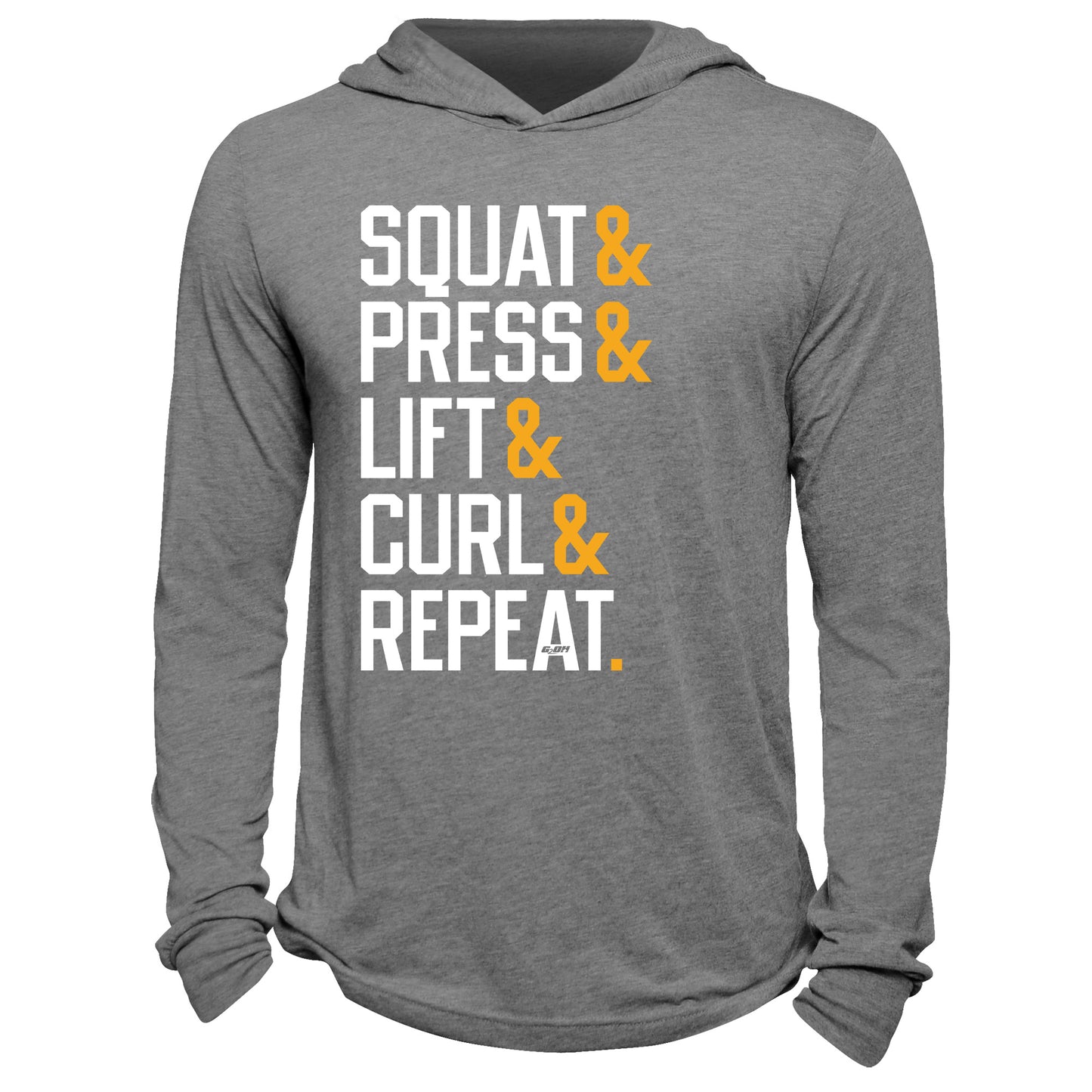Squat Press Lift Curl Repeat Hoodie