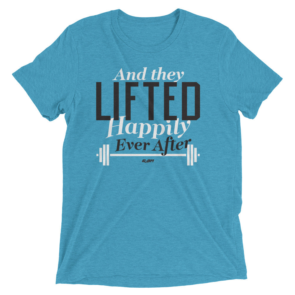 And They Lifted Happily Ever After Men's T-Shirt