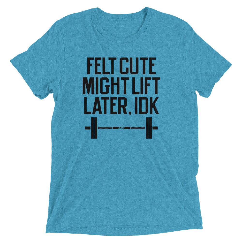 Felt Cute Might Lift Later Men's T-Shirt