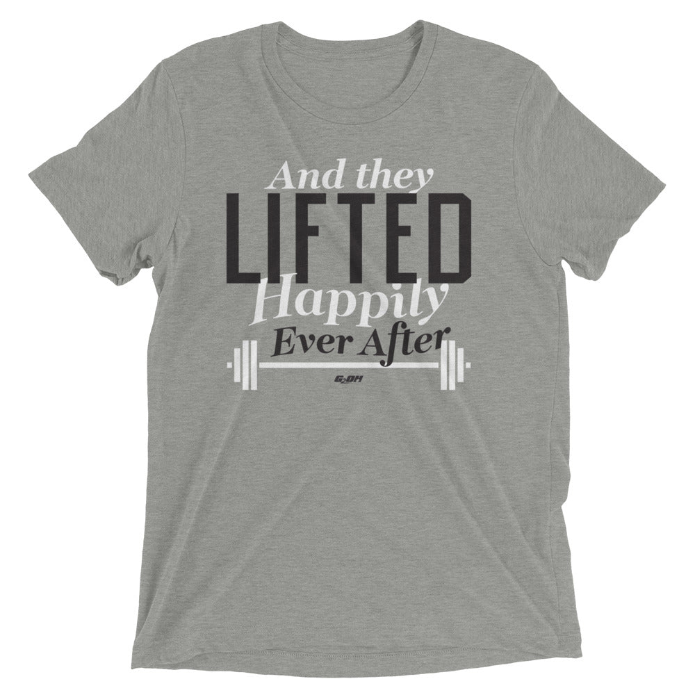 And They Lifted Happily Ever After Men's T-Shirt