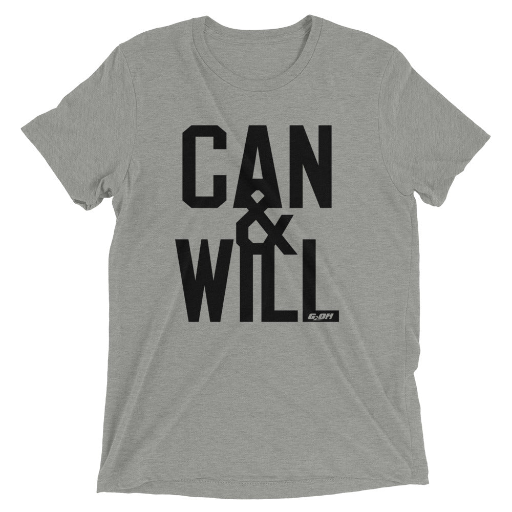 Can And Will Men's T-Shirt