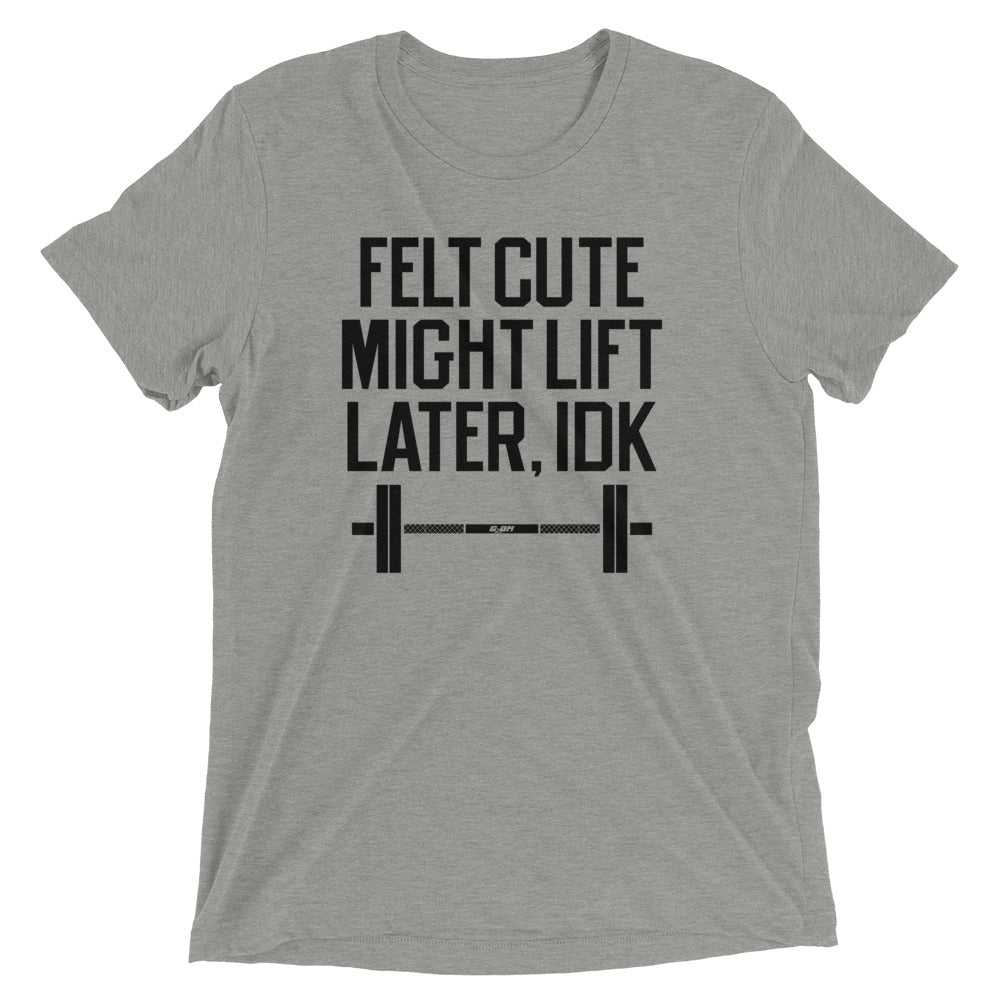 Felt Cute Might Lift Later Men's T-Shirt