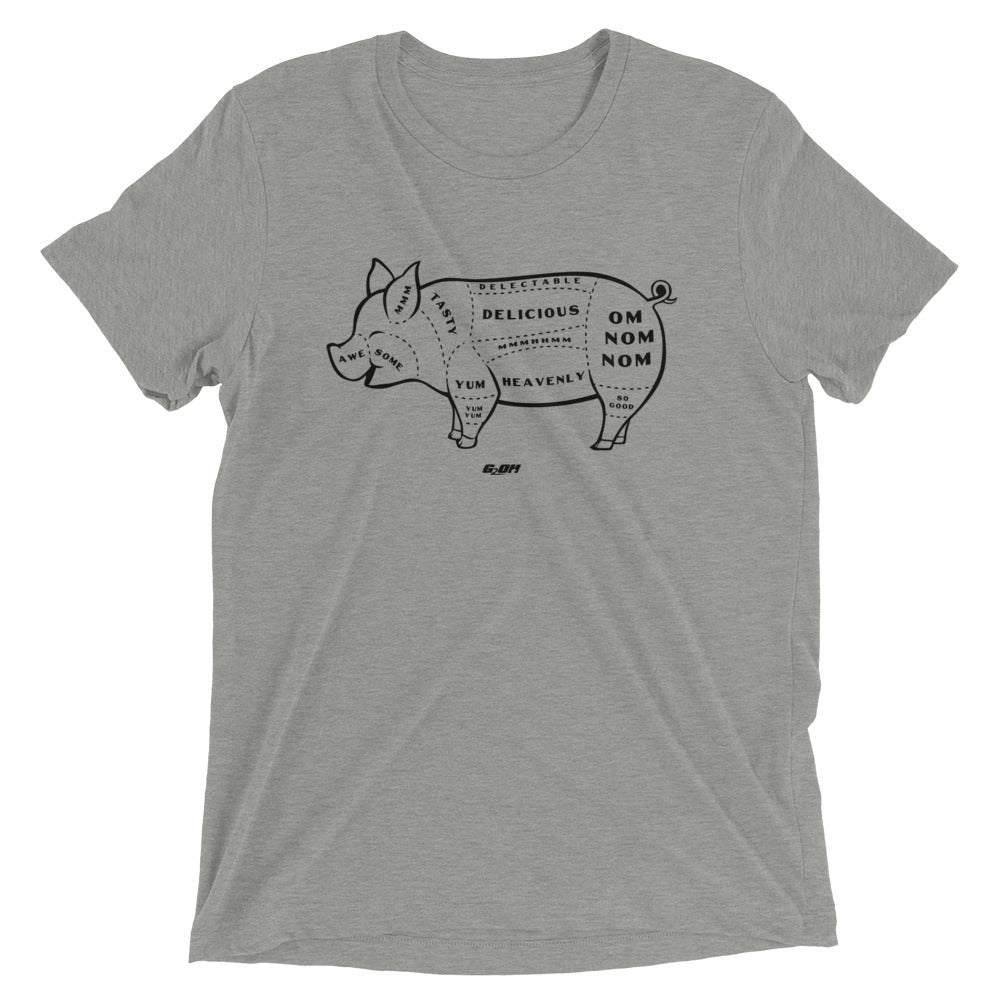 Tasty Pig Cuts Men's T-Shirt