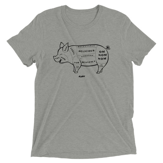 Tasty Pig Cuts Men's T-Shirt