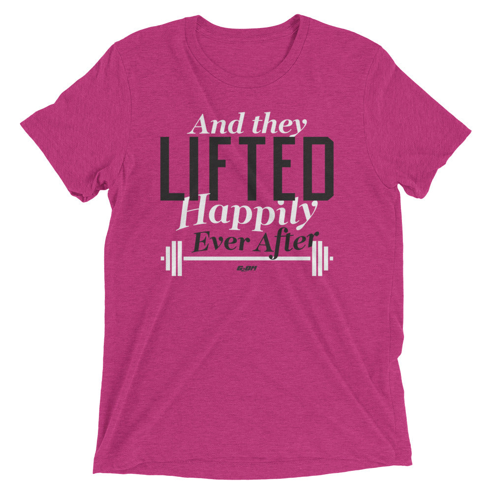 And They Lifted Happily Ever After Men's T-Shirt