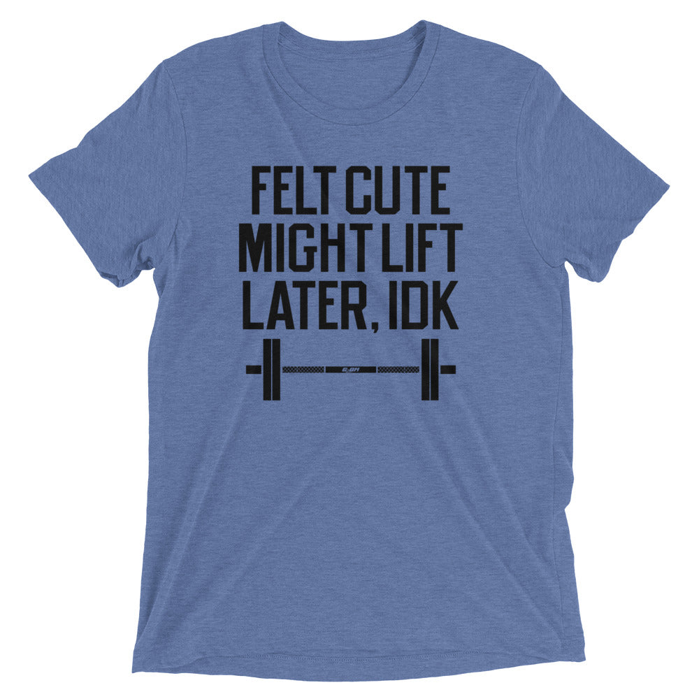 Felt Cute Might Lift Later Men's T-Shirt