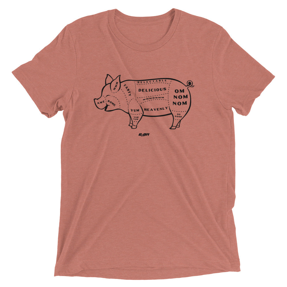 Tasty Pig Cuts Men's T-Shirt