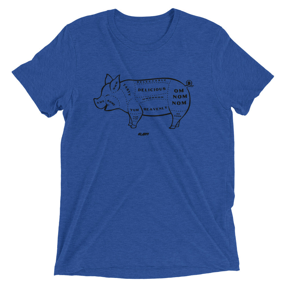 Tasty Pig Cuts Men's T-Shirt