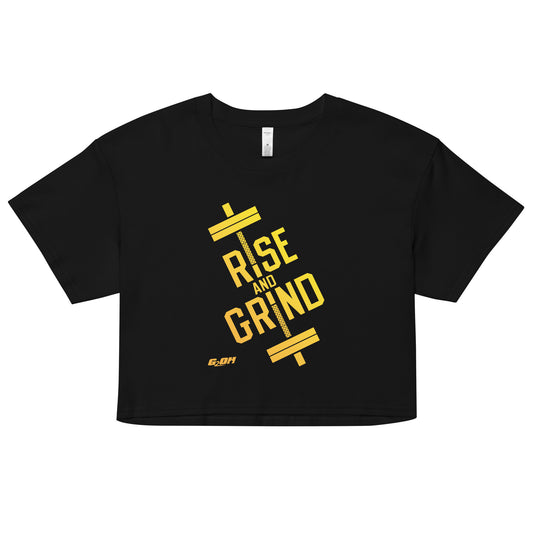 Rise And Grind Women's Crop Tee