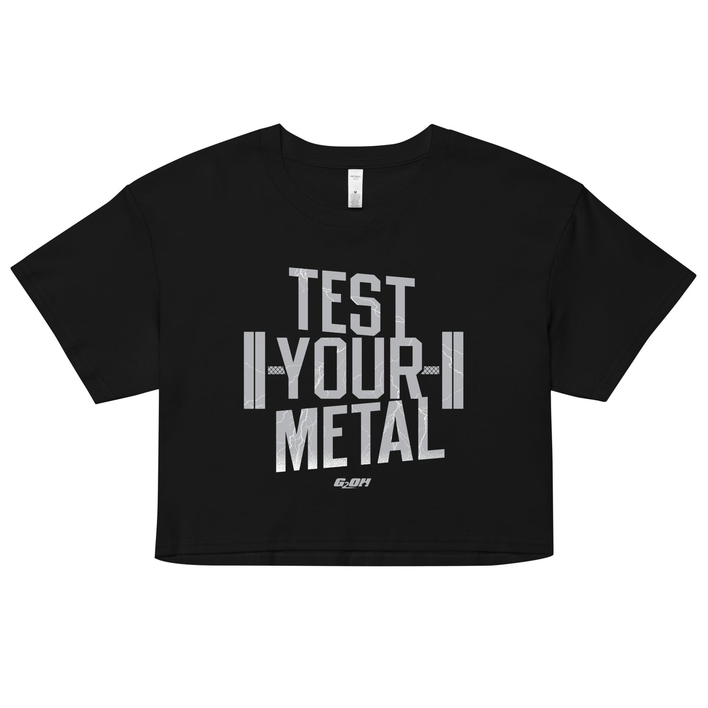 Test Your Metal Women's Crop Tee