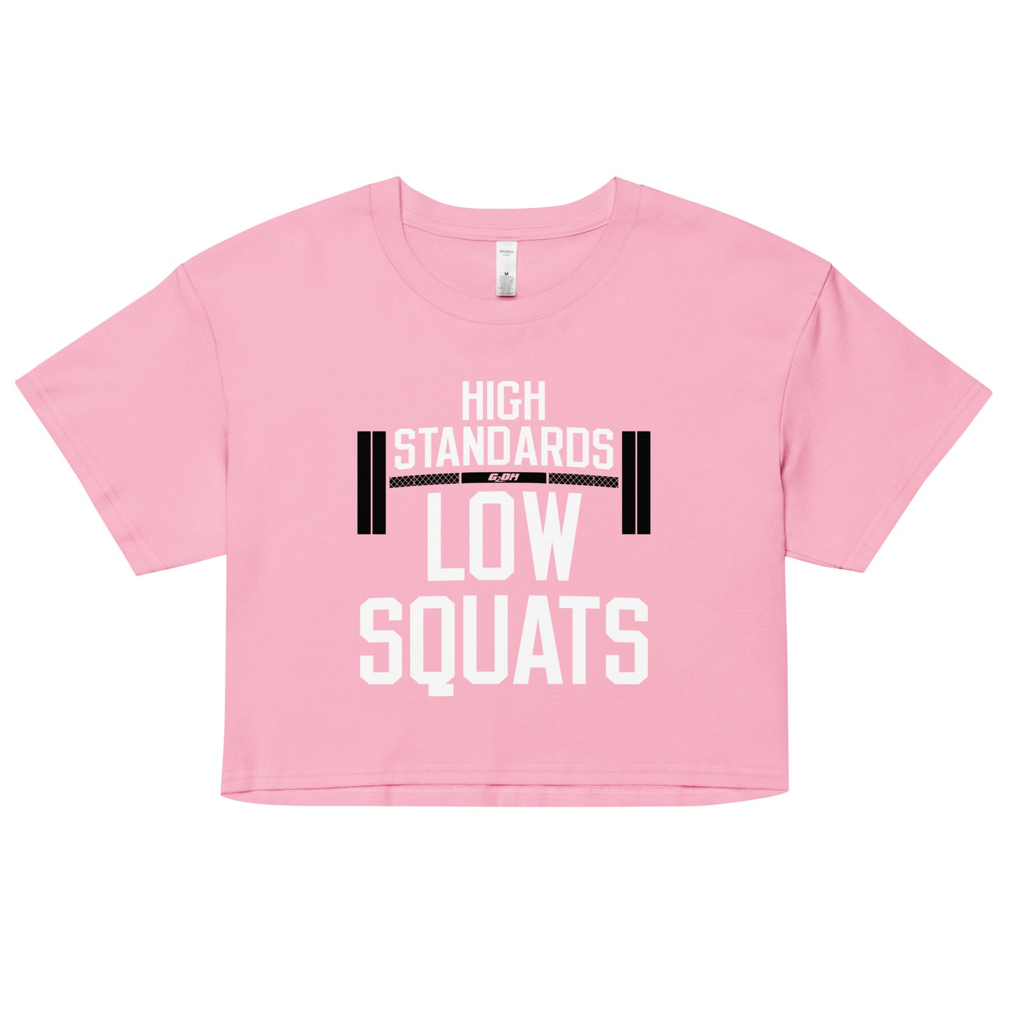 High Standards Low Squats Women's Crop Tee
