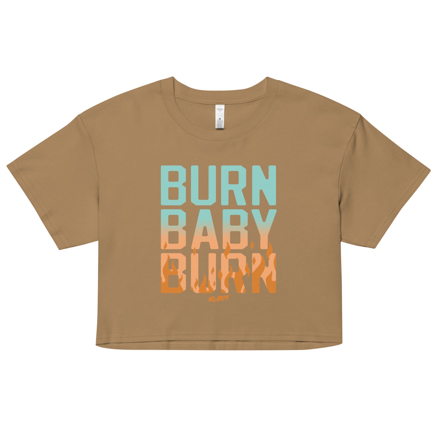 Burn Baby Burn Women's Crop Tee