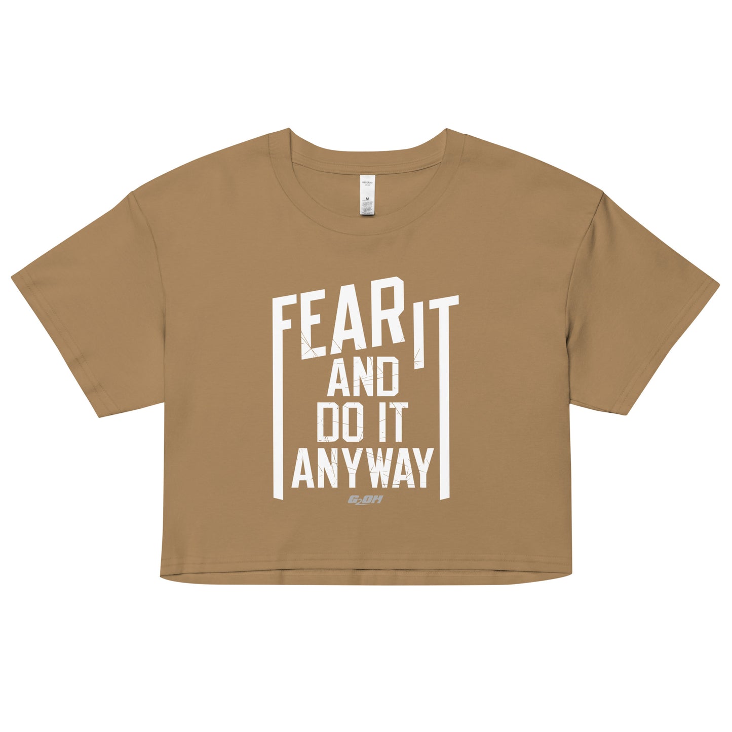 Fear It And Do It Anyway Women's Crop Tee