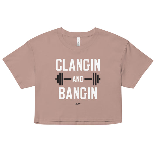 Clangin' And Bangin' Women's Crop Tee