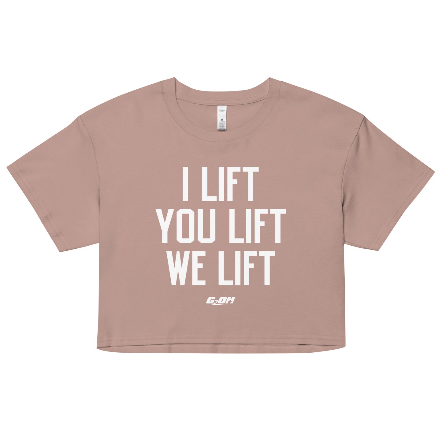 I Lift You Lift We Lift Women's Crop Tee