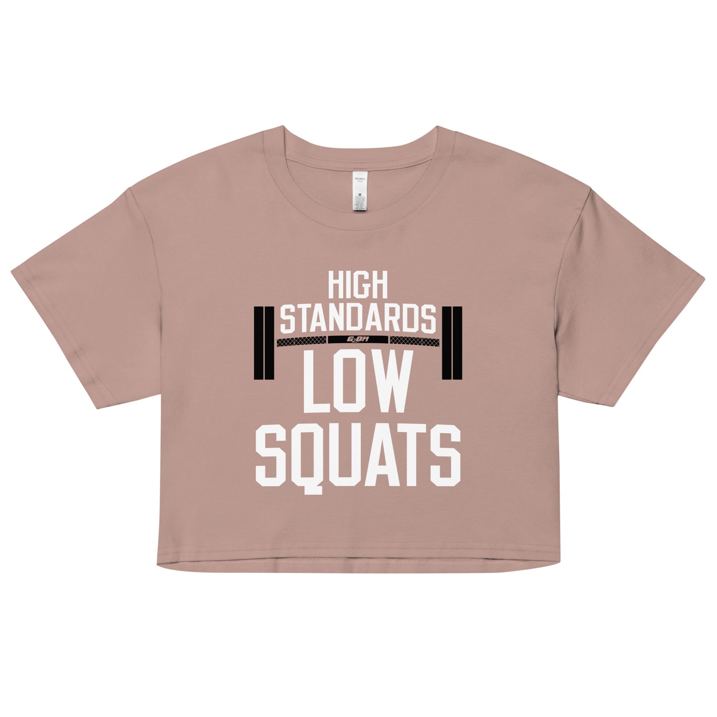 High Standards Low Squats Women's Crop Tee