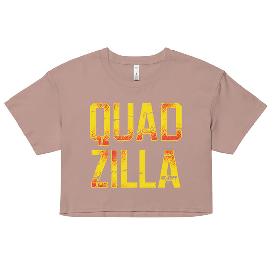 Quad Zilla Women's Crop Tee