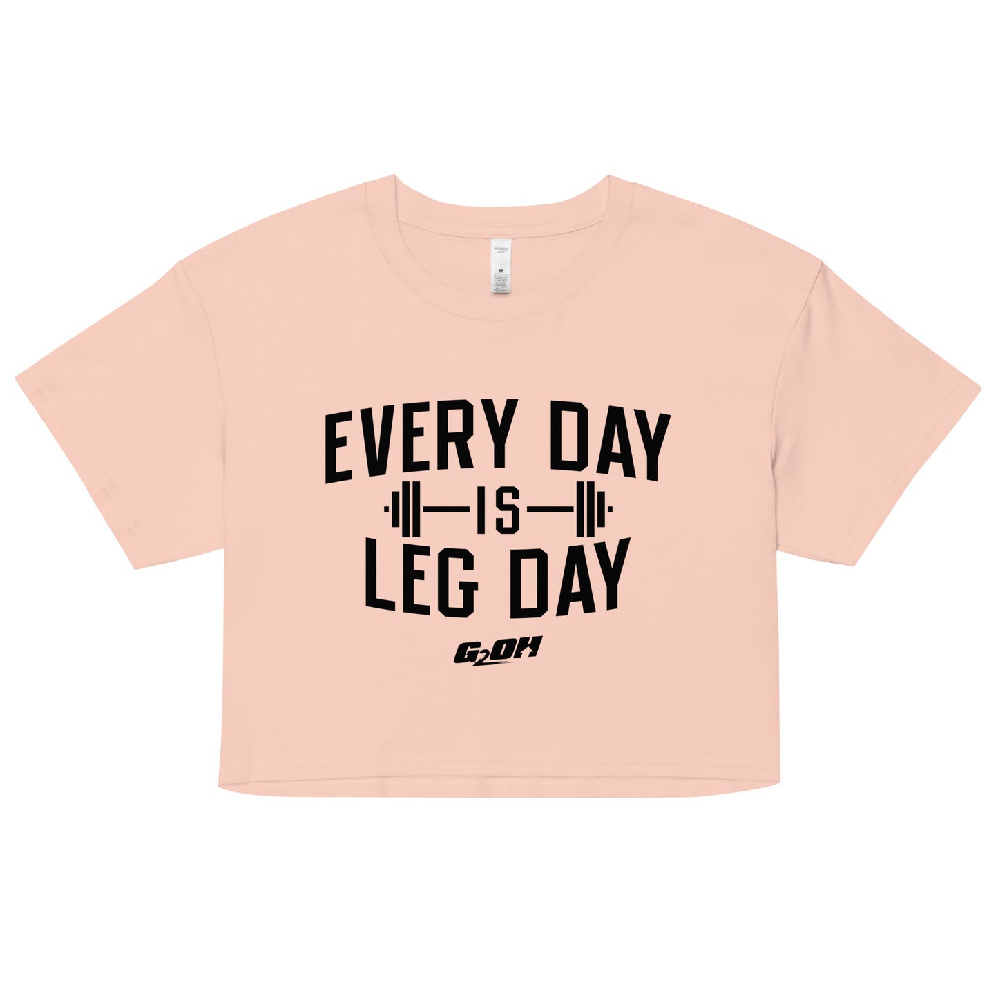 Every Day Is Leg Day Women's Crop Tee