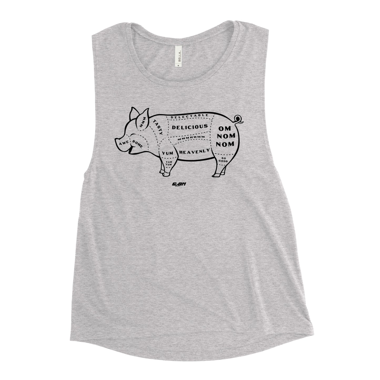 Tasty Pig Cuts Women's Muscle Tank