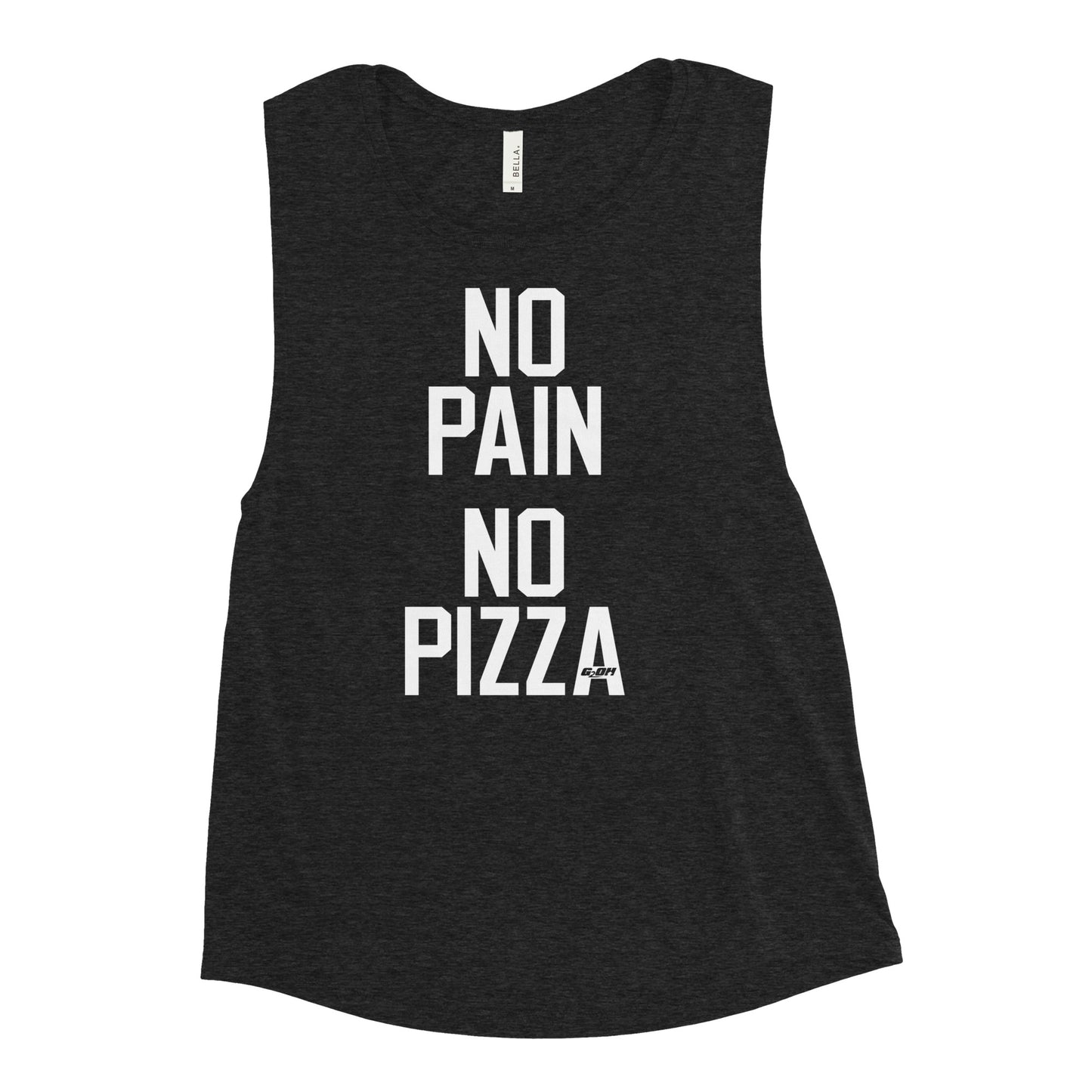 No Pain No Pizza Women's Muscle Tank