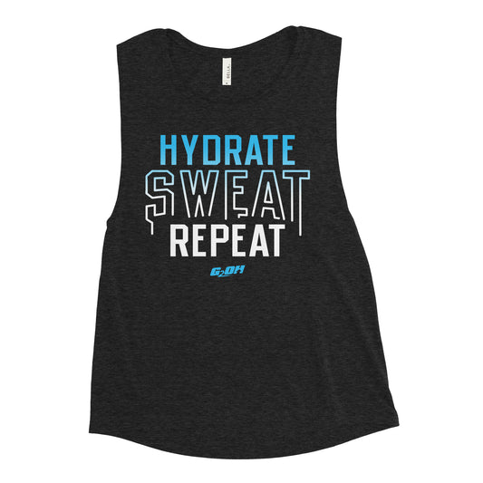 Hydrate Sweat Repeat Women's Muscle Tank