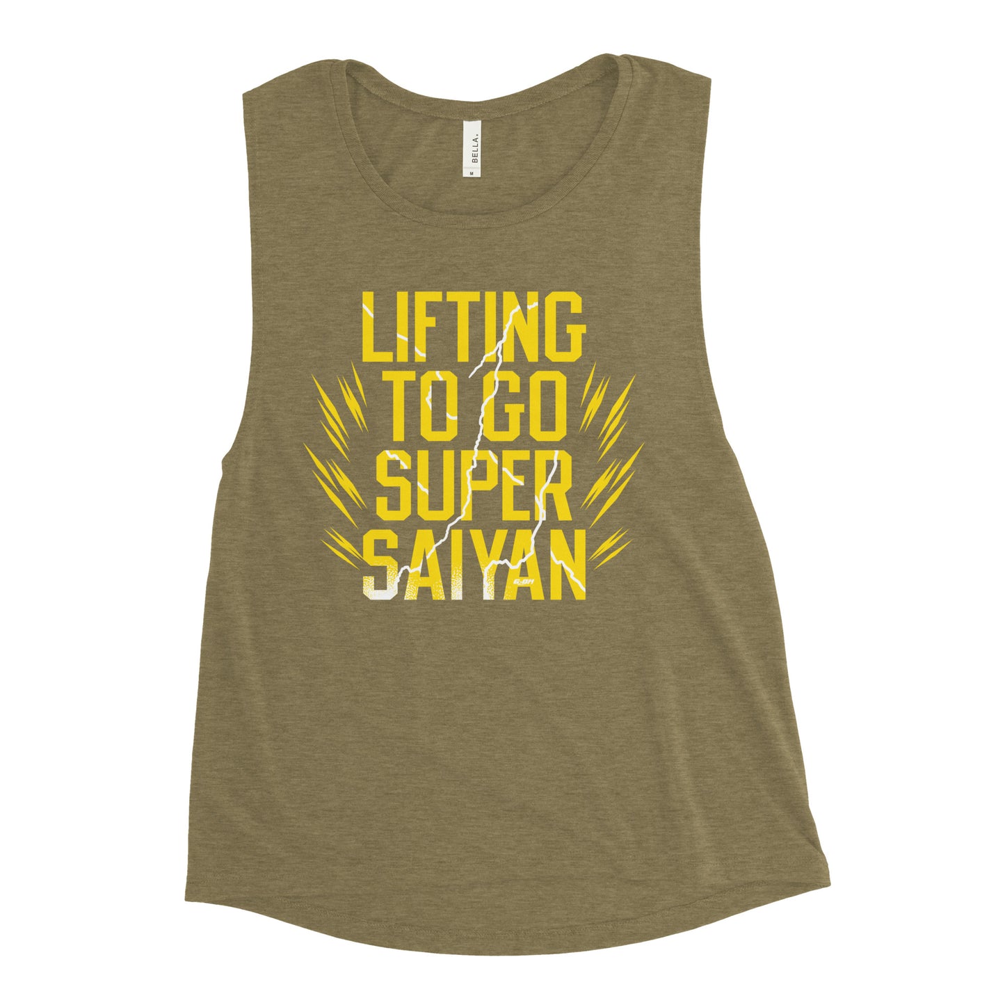 Lifting To Go Super Saiyan Women's Muscle Tank