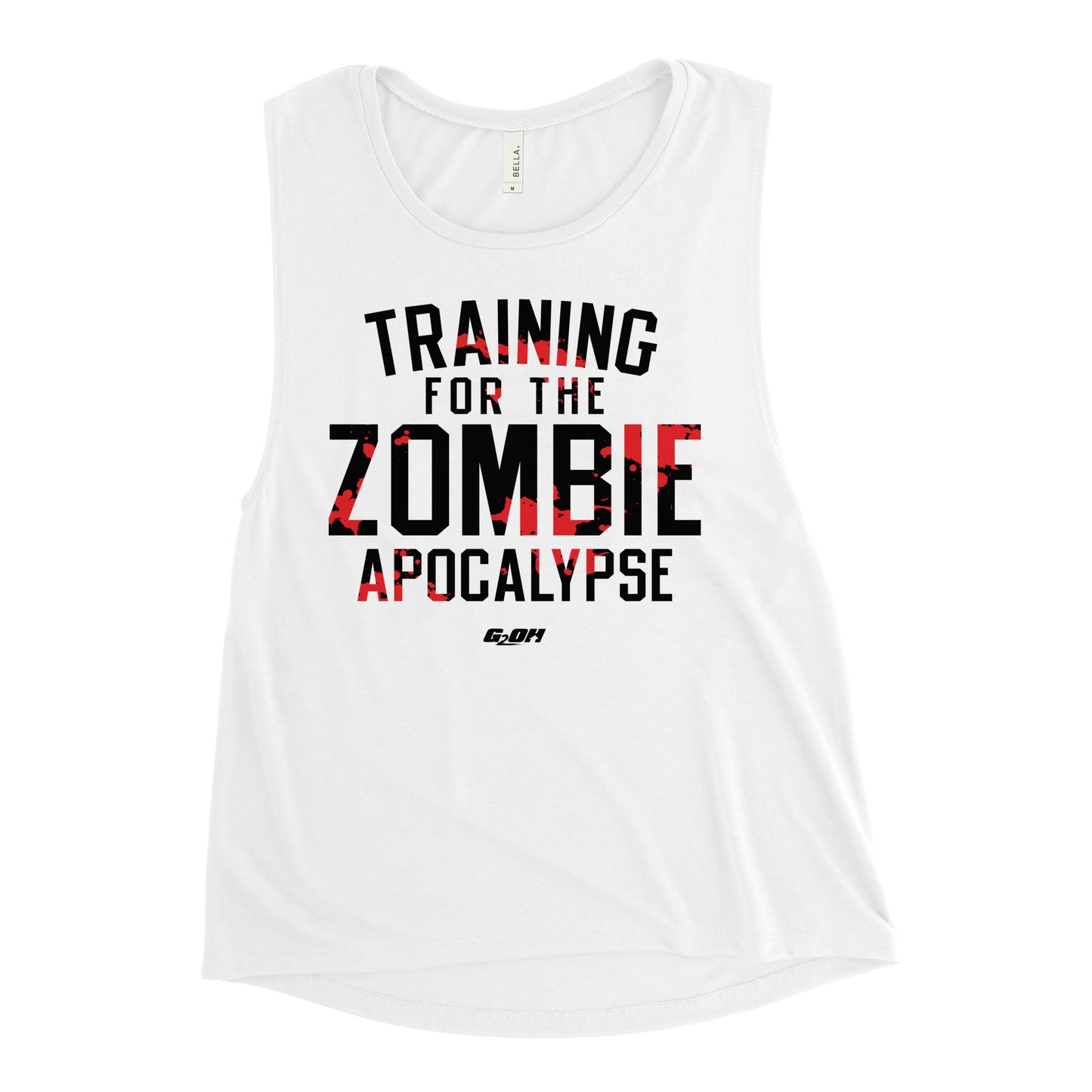 Training For The Zombie Apocalypse Women's Muscle Tank