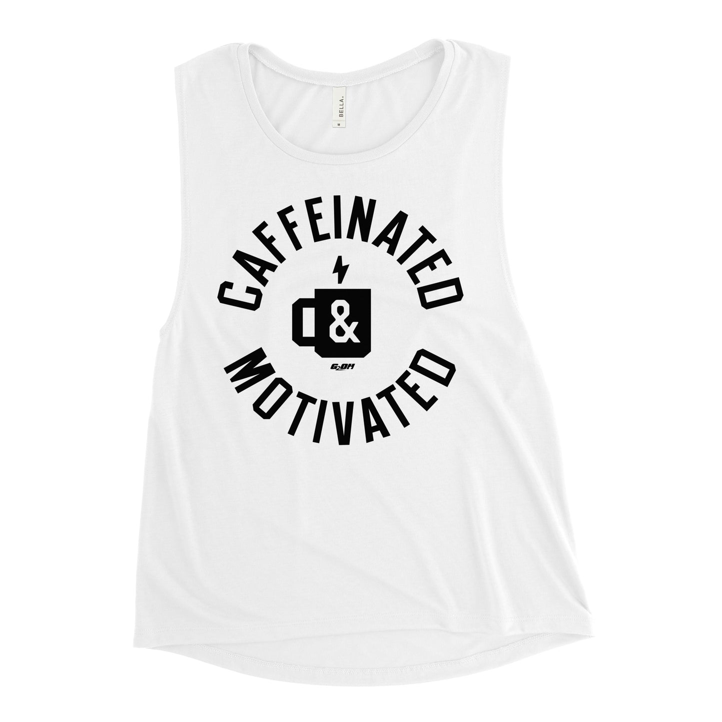 Caffeinated And Motivated Women's Muscle Tank