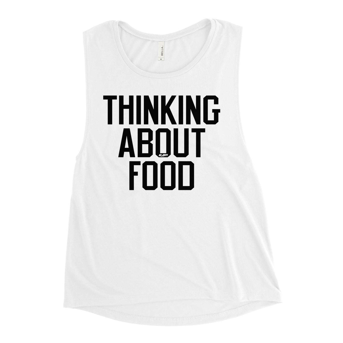 Thinking About Food Women's Muscle Tank