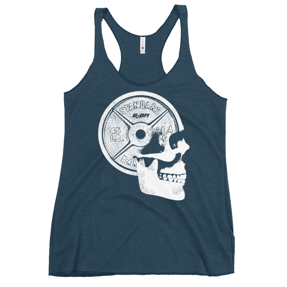 Weights On The Brain Women's Racerback Tank