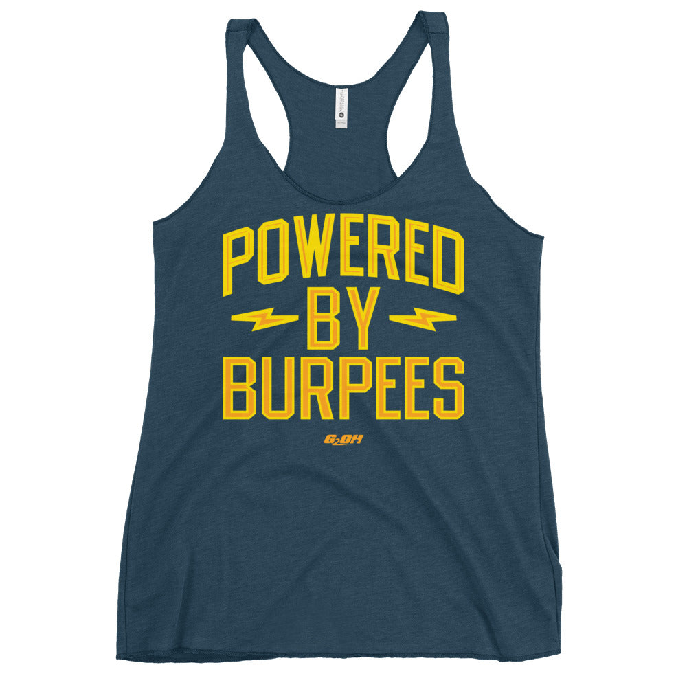 Powered By Burpees Women's Racerback Tank