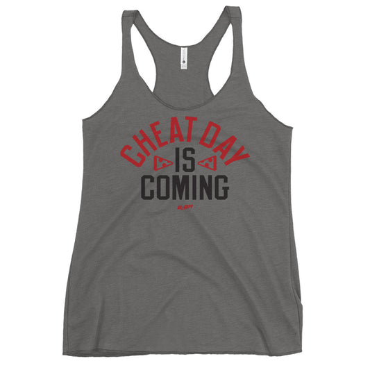 Cheat Day Is Coming Women's Racerback Tank