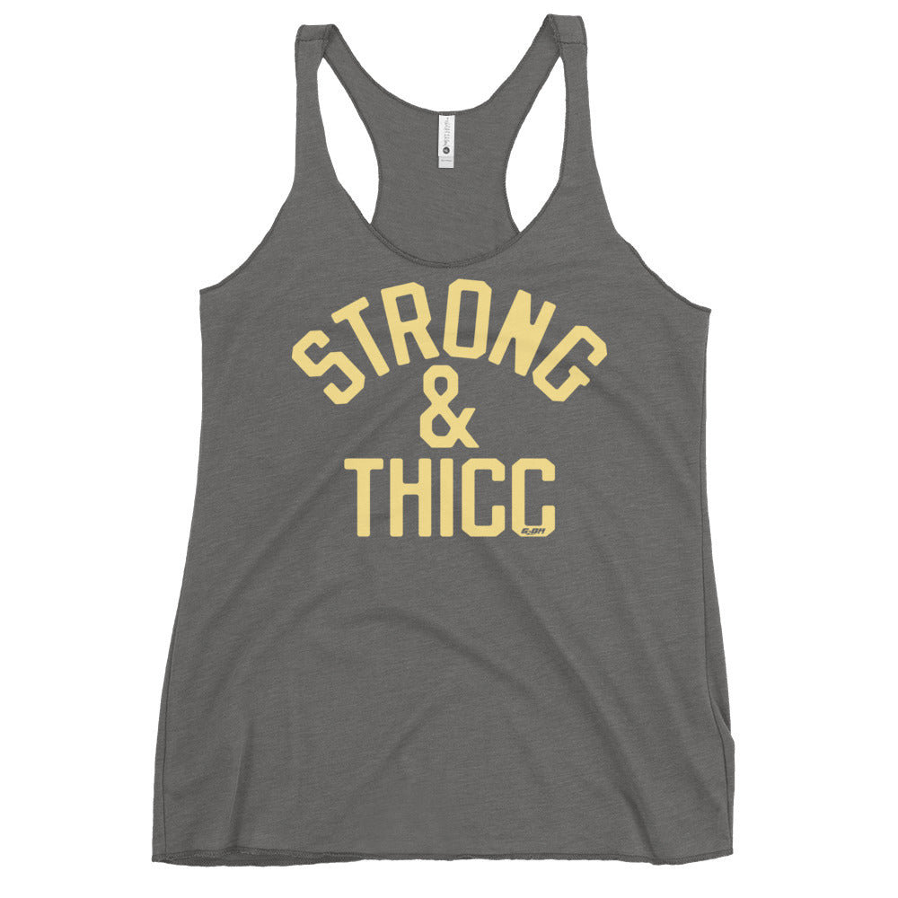 Strong & Thicc Women's Racerback Tank
