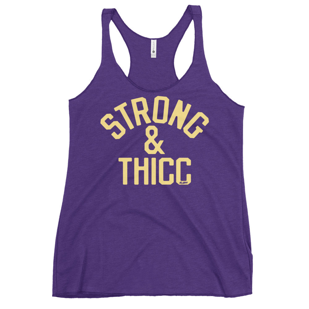 Strong & Thicc Women's Racerback Tank