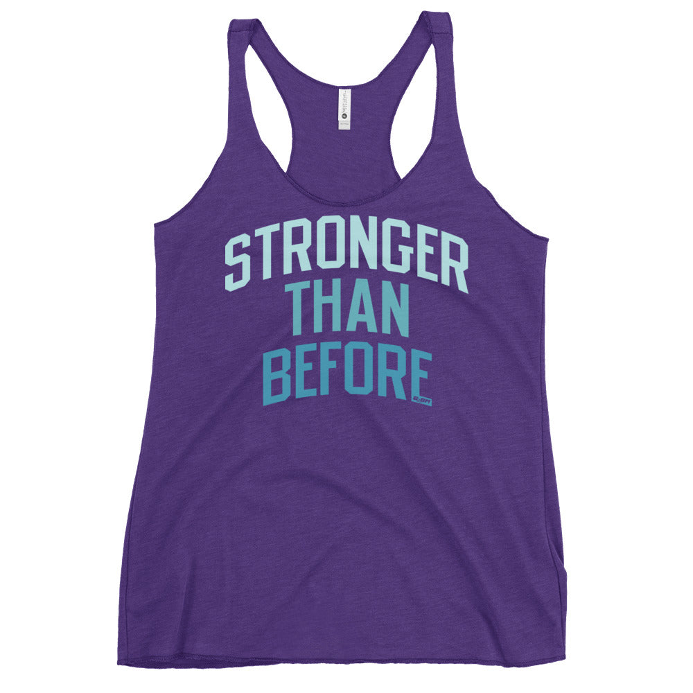 Stronger Than Before Women's Racerback Tank