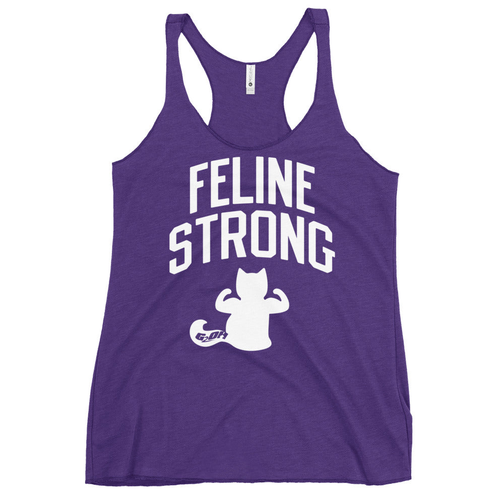 Feline Strong Women's Racerback Tank