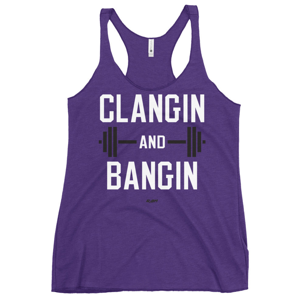 Clangin' And Bangin' Women's Racerback Tank