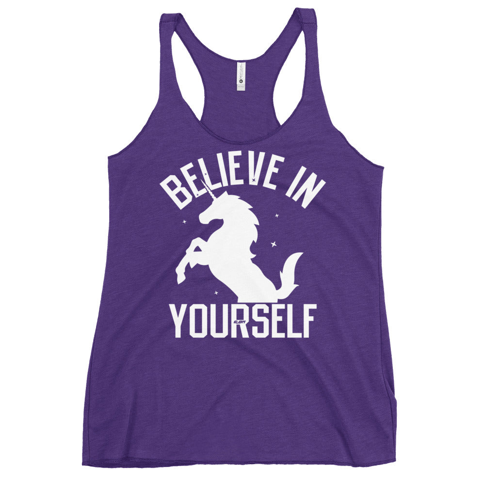 Believe In Yourself Women's Racerback Tank