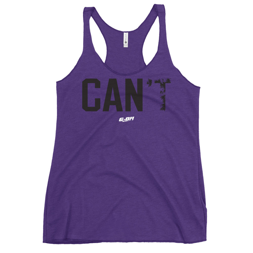Can't Women's Racerback Tank