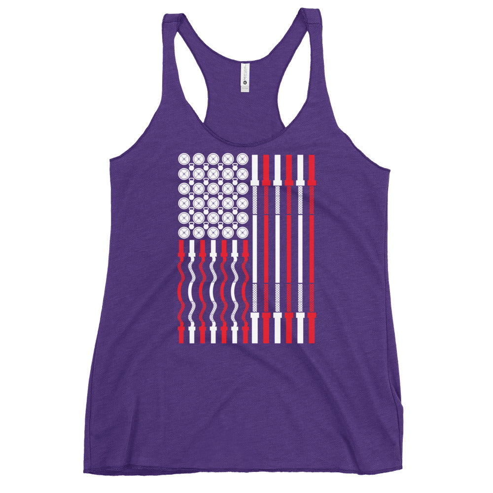 Workout Flag Women's Racerback Tank