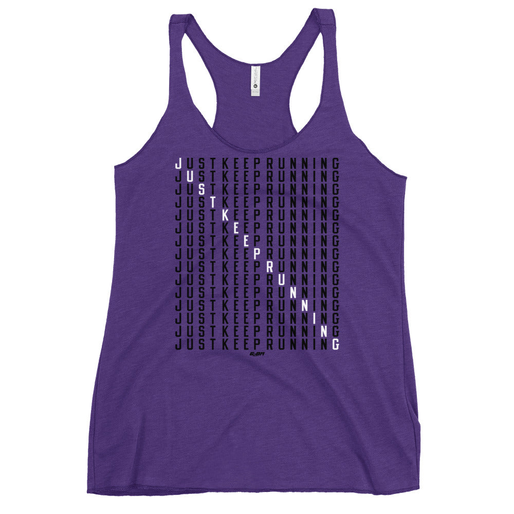 Just Keep Running Women's Racerback Tank
