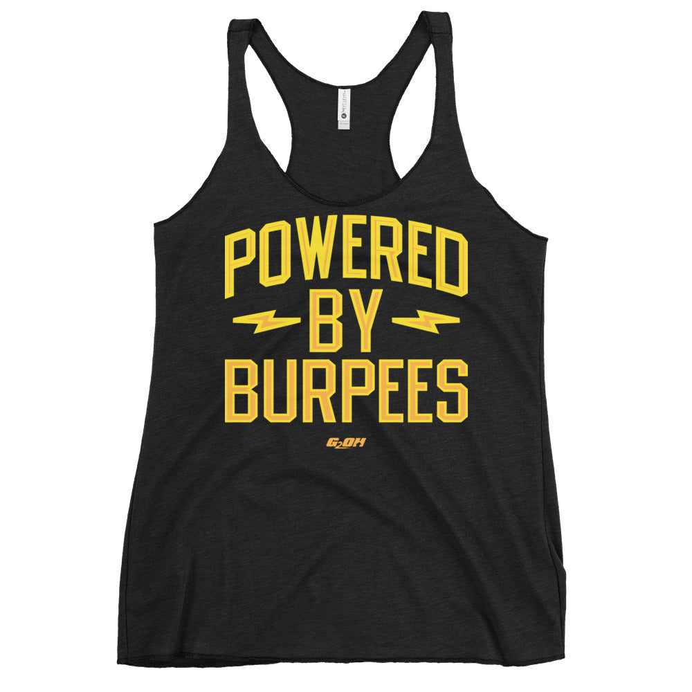 Powered By Burpees Women's Racerback Tank