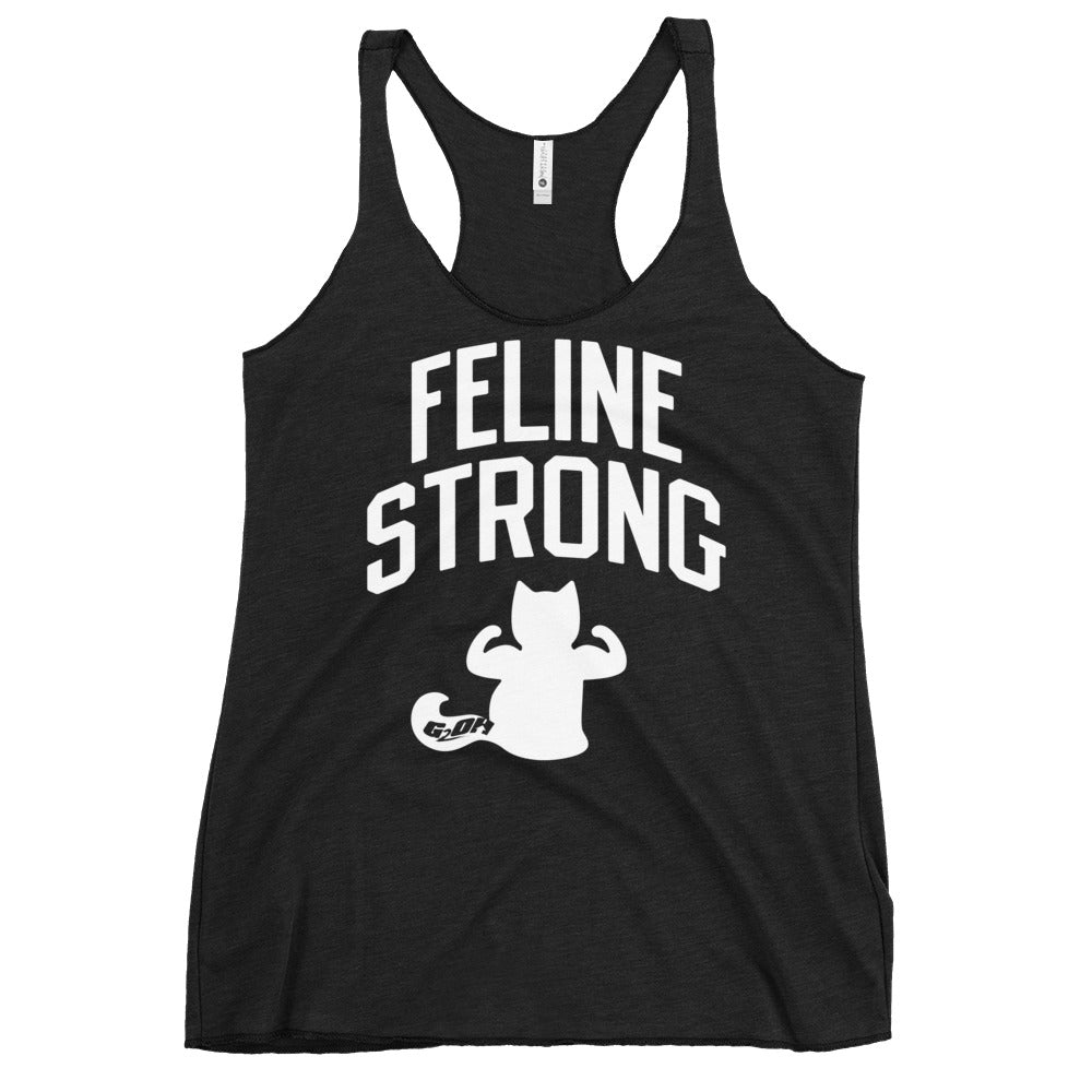 Feline Strong Women's Racerback Tank