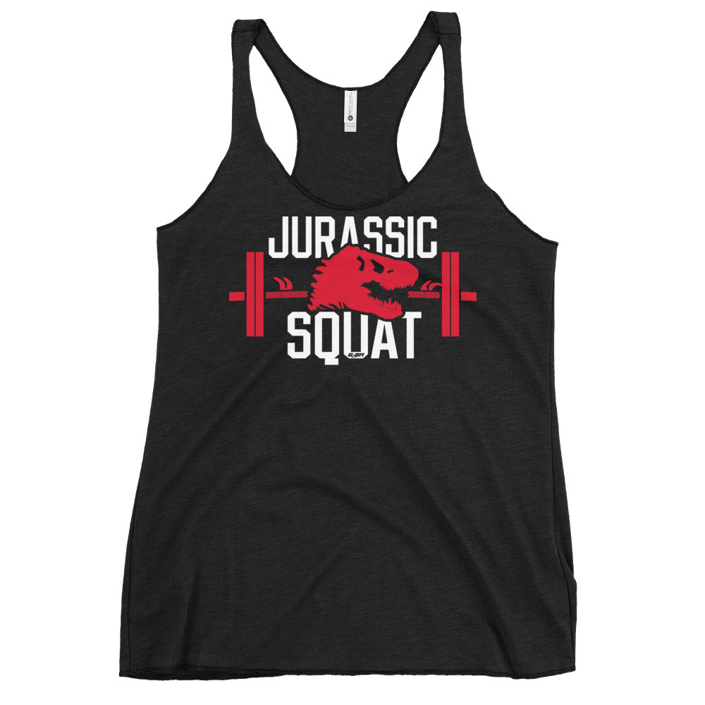 Jurassic Squat Women's Racerback Tank