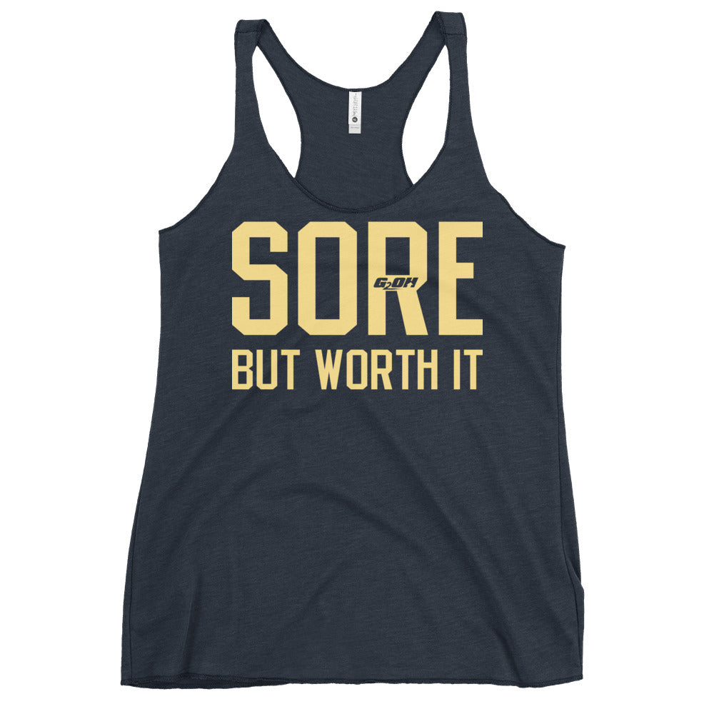 Sore But Worth It Women's Racerback Tank