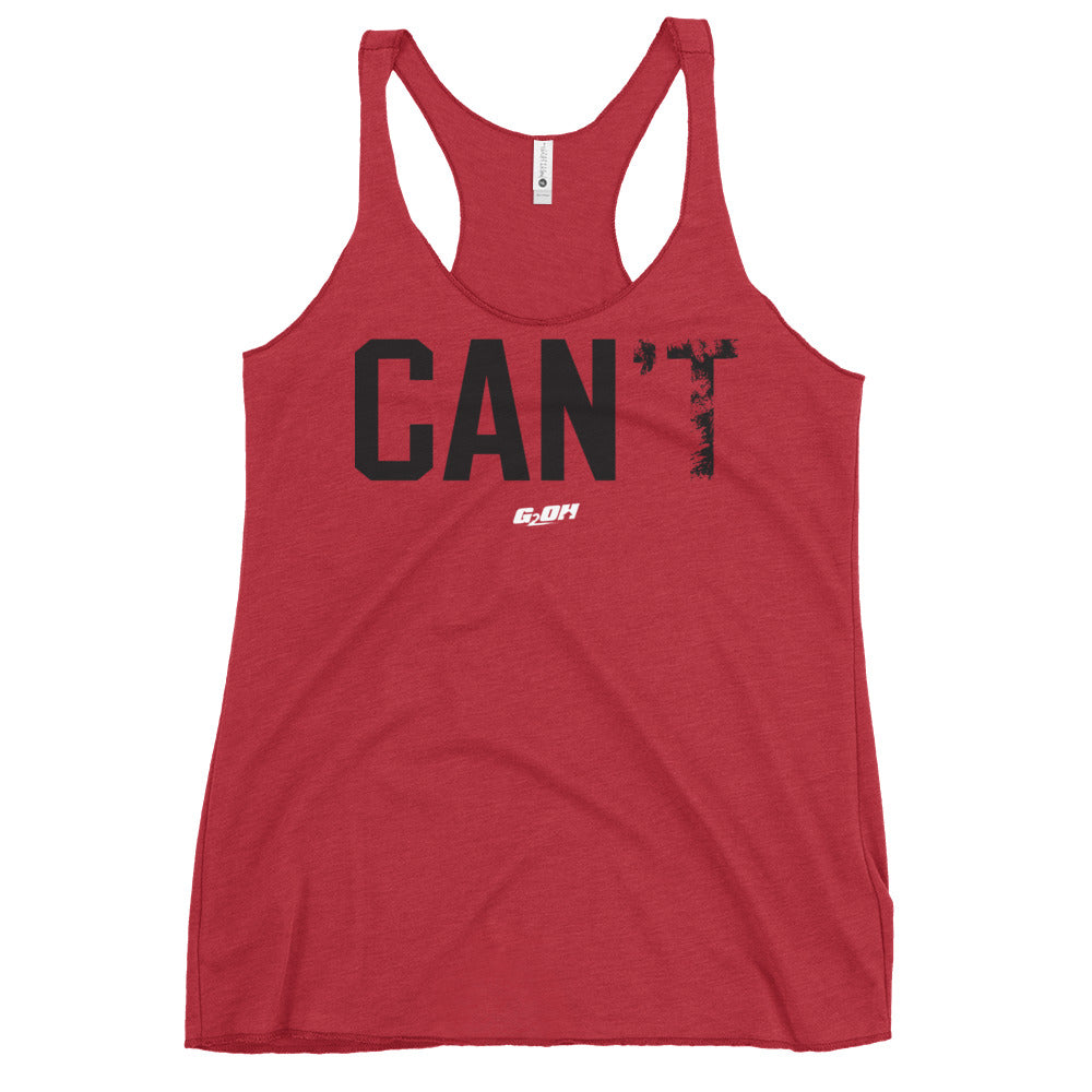 Can't Women's Racerback Tank