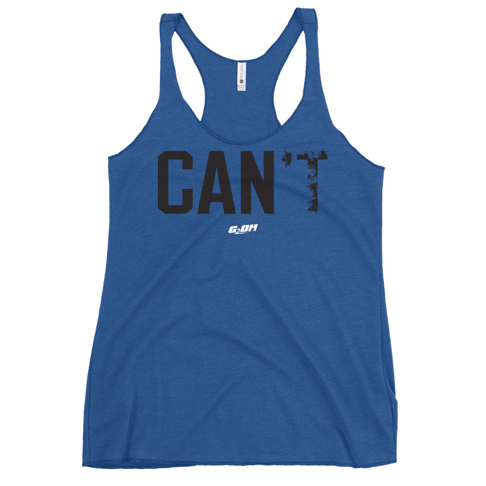 Can't Women's Racerback Tank