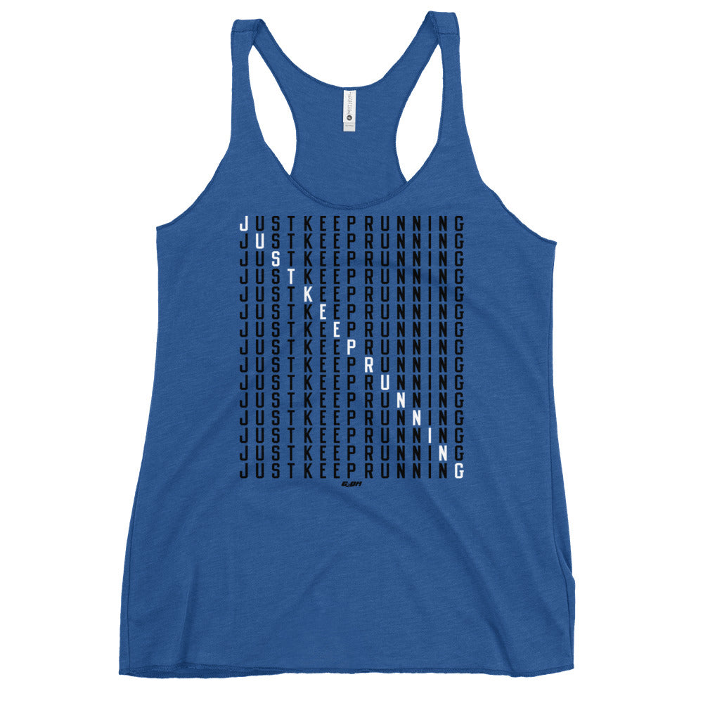 Just Keep Running Women's Racerback Tank