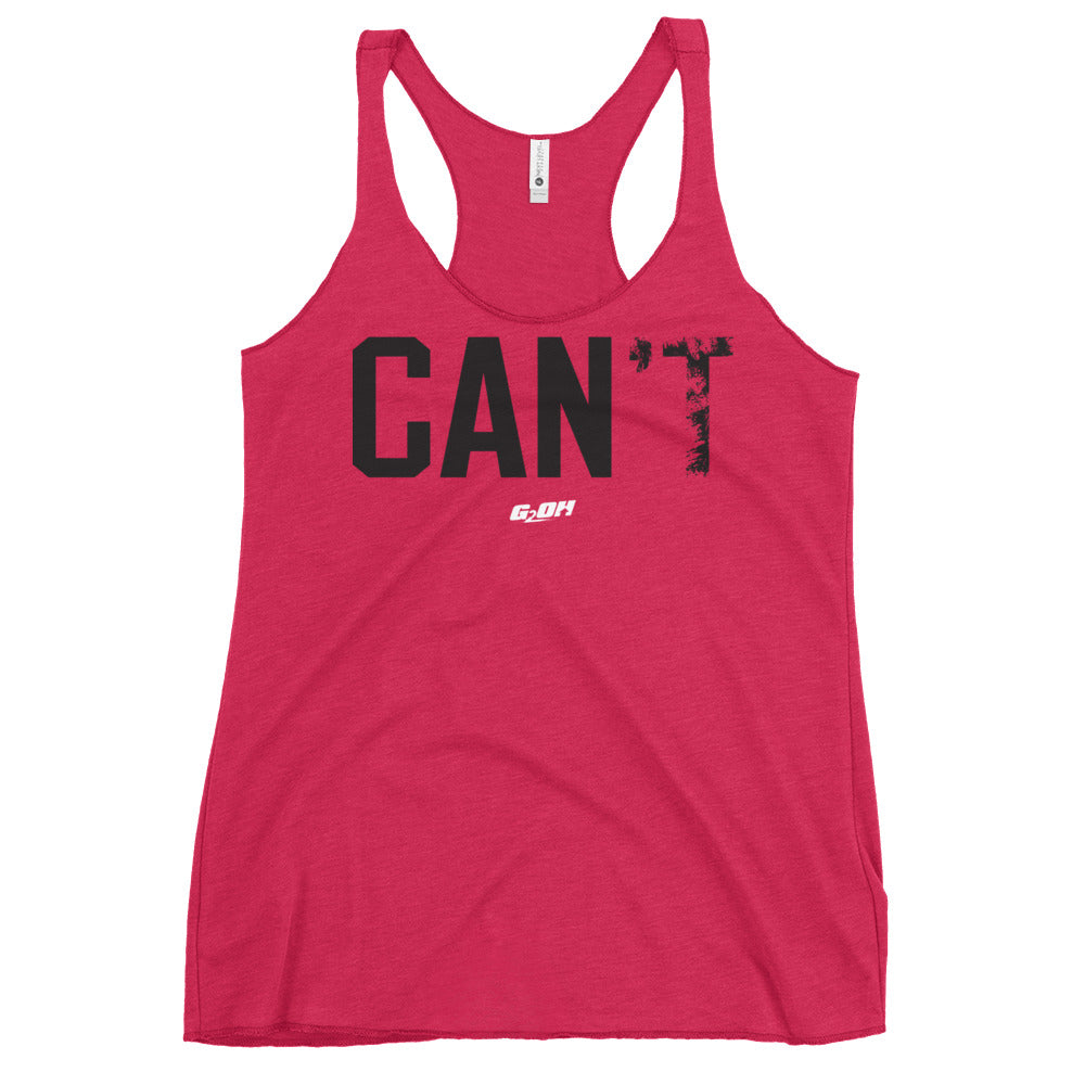 Can't Women's Racerback Tank
