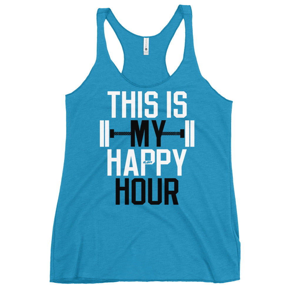 This Is My Happy Hour Women's Racerback Tank